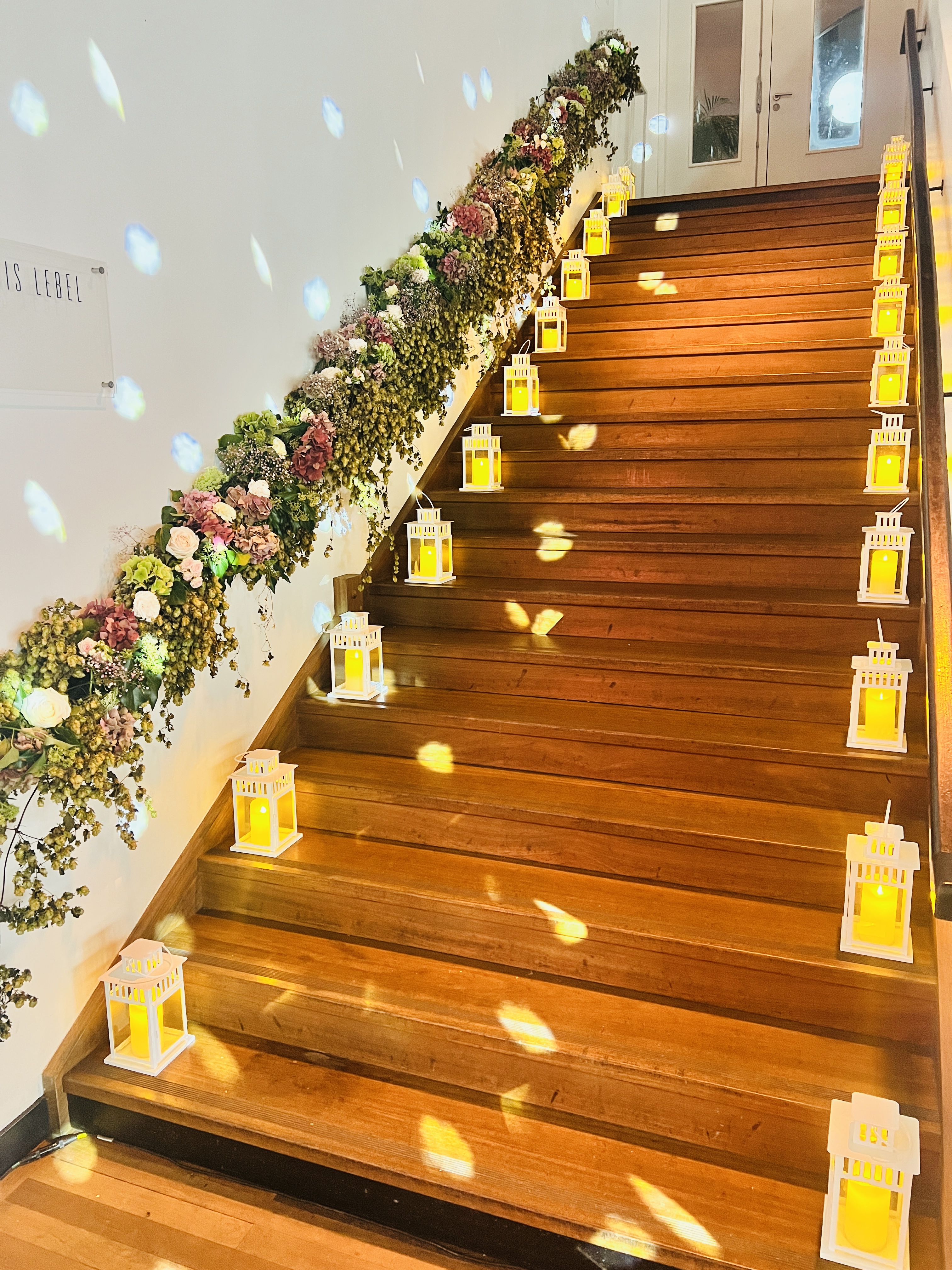 Escalier déco mariage