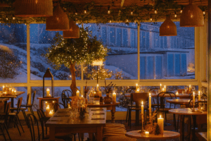 Magie de Noël au restaurant La Bise